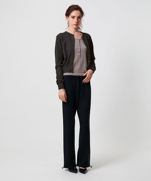 ATTISESSION（アティセッション）の「＜ATTISESSION＞コットン ウール ナイロン カーディガン（カーディガン/ボレロ・レディース・レッド/ブラック/ダークグレー・FREE）」の7枚目の写真