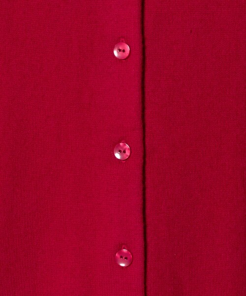 ATTISESSION（アティセッション）の「＜ATTISESSION＞コットン ウール ナイロン カーディガン（カーディガン/ボレロ・レディース・レッド/ブラック/ダークグレー・FREE）」の18枚目の写真