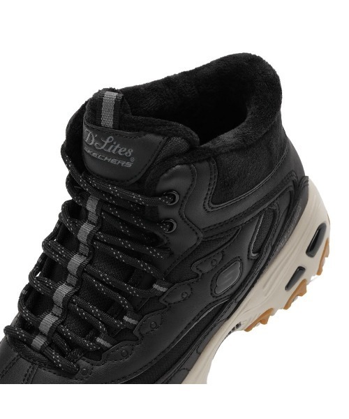 SKECHERS（スケッチャーズ）の「【SKECHERS】スリップインズ　DLITES BOOT（ブーツ・レディース・ブラック×ホワイト/ホワイト・23.0cm/24.0cm/25.0cm）」の12枚目の写真