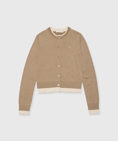 Polo Ralph Lauren キャメル コットンブレンド カーディガン L コットンブレンド Polo カーディガン