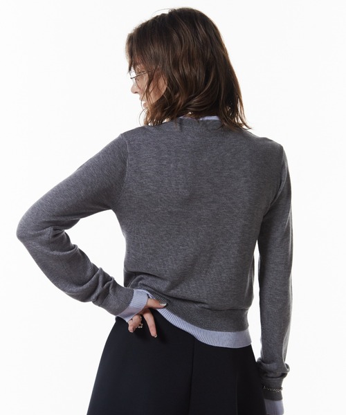 MOON KNIT CARDIGAN/ムーンニットカーディガン（ニット/セーター