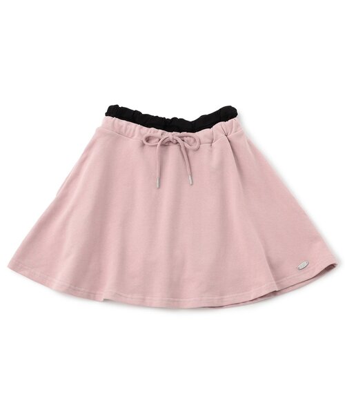 algy（アルジー）の「ウエスト配色スカパン（スカート・キッズ・グレー/ピンク/ブラック・XX-SMALL/X-SMALL/MEDIUM/SMALL）」の12枚目の写真