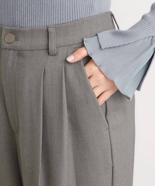 grove(グローブ)の「ツータックワイドパンツ(その他パンツ・レディース・ブルーグリーン/グレー/ネイビー・01/02/03/04/05)」の21枚目の写真