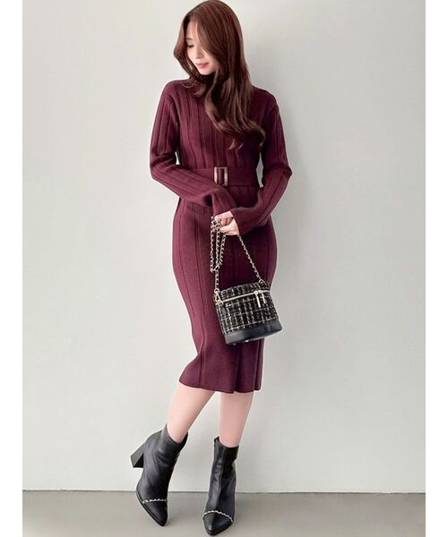 RESEXXY（リゼクシー）の「チェーンベルトショートブーツ（ブーツ・レディース・アイボリー/ブラック・SMALL/MEDIUM/LARGE）」の4枚目の写真