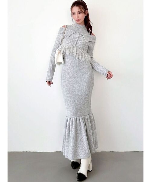 RESEXXY（リゼクシー）の「チェーンベルトショートブーツ（ブーツ・レディース・アイボリー/ブラック・SMALL/MEDIUM/LARGE）」の7枚目の写真