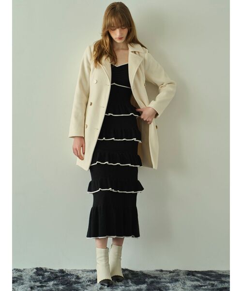 RESEXXY（リゼクシー）の「チェーンベルトショートブーツ（ブーツ・レディース・アイボリー/ブラック・SMALL/MEDIUM/LARGE）」の10枚目の写真