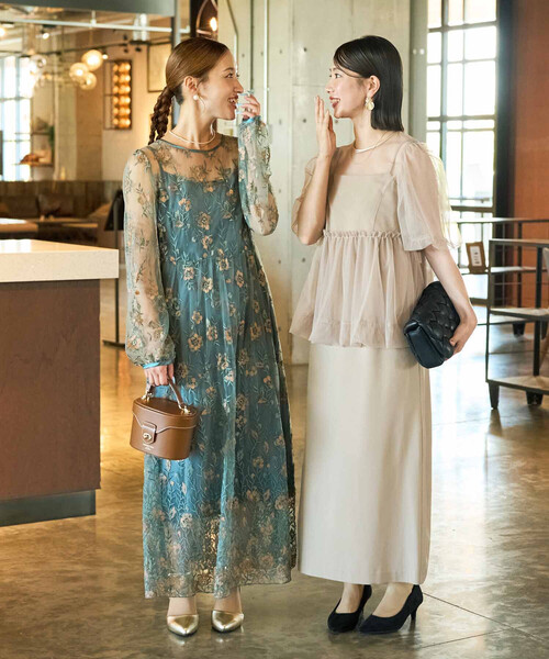 ヴィクトリアンレース刺繍ドレス ヴィクトリアンドレス アンティークショップ