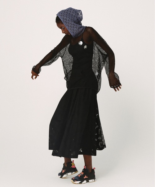 bedsidedrama(ベットサイドドラマ)の「Ultra Mesh Hoodie(パーカー・レディース・ホワイト/ブラック・1/2)」の11枚目の写真