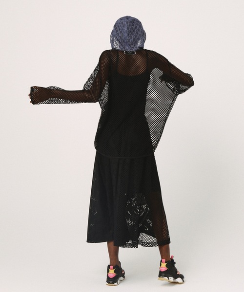 bedsidedrama(ベットサイドドラマ)の「Ultra Mesh Hoodie(パーカー・レディース・ホワイト/ブラック・1/2)」の12枚目の写真