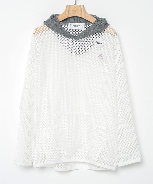 bedsidedrama(ベットサイドドラマ)の「Ultra Mesh Hoodie(パーカー・レディース・ホワイト/ブラック・1/2)」の13枚目の写真