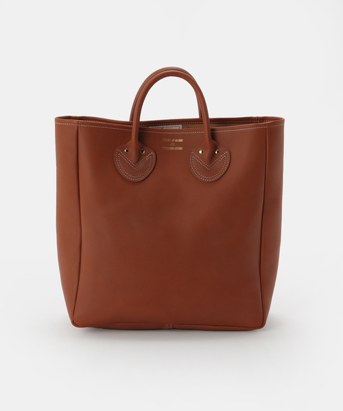 OUTDOOR PRODUCTS（アウトドアプロダクツ）の「YOUNG&OLSEN ASH LEATHER TOTE M（クラッチバッグ・レディース・ブラック/キャメル・FREE）」の2枚目の写真