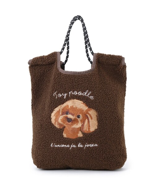 SHOO・LA・RUE（シューラルー）の「ボア刺繍アニマルコードトートバッグ（トートバッグ・レディース・ブラウン系その他2/グレー系/アイボリー系・00）」の19枚目の写真