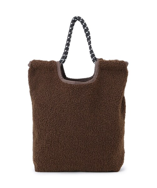 SHOO・LA・RUE（シューラルー）の「ボア刺繍アニマルコードトートバッグ（トートバッグ・レディース・ブラウン系その他2/グレー系/アイボリー系・00）」の4枚目の写真