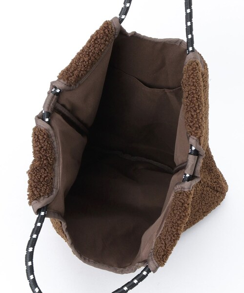 SHOO・LA・RUE（シューラルー）の「ボア刺繍アニマルコードトートバッグ（トートバッグ・レディース・ブラウン系その他2/グレー系/アイボリー系・00）」の6枚目の写真