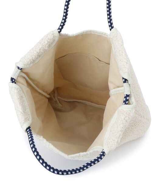 SHOO・LA・RUE（シューラルー）の「ボア刺繍アニマルコードトートバッグ（トートバッグ・レディース・ブラウン系その他2/グレー系/アイボリー系・00）」の7枚目の写真