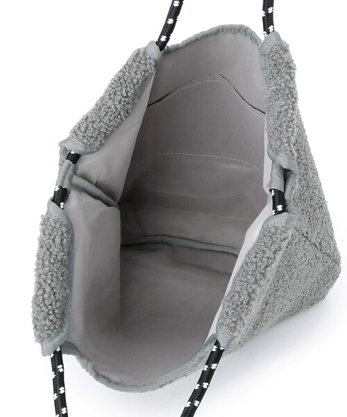 SHOO・LA・RUE（シューラルー）の「ボア刺繍アニマルコードトートバッグ（トートバッグ・レディース・ブラウン系その他2/グレー系/アイボリー系・00）」の8枚目の写真