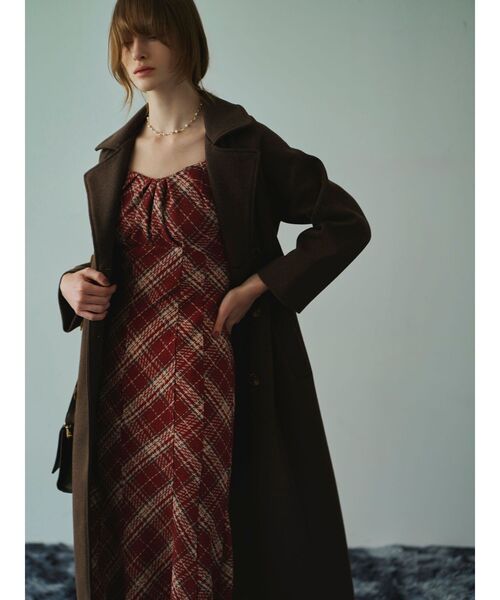 RESEXXY（リゼクシー）の「ウールライクロングコート（その他アウター・レディース・ブラック/ブルー/ブラウン・FREE）」の11枚目の写真