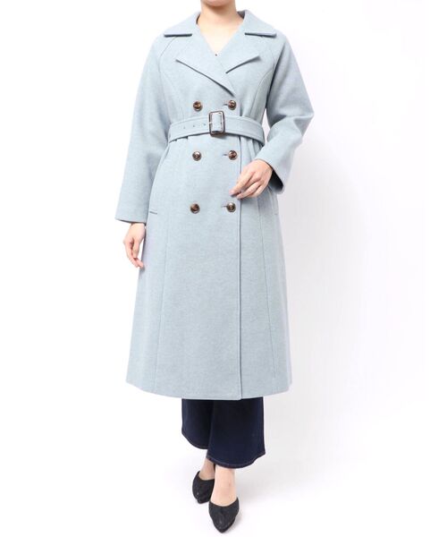 RESEXXY（リゼクシー）の「ウールライクロングコート（その他アウター・レディース・ブラック/ブルー/ブラウン・FREE）」の22枚目の写真