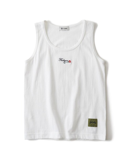 Subciety(サブサエティ)の「【WOMEN】Rose tank top(タンクトップ・レディース・ホワイト/ダークグレー/ブラック・FREE)」の13枚目の写真
