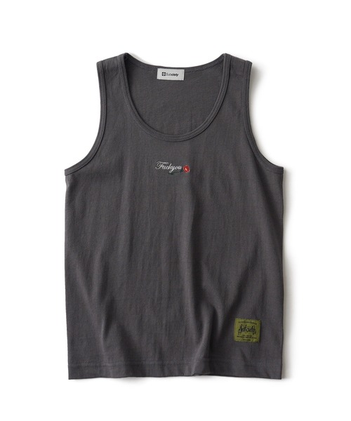 Subciety(サブサエティ)の「【WOMEN】Rose tank top(タンクトップ・レディース・ホワイト/ダークグレー/ブラック・FREE)」の6枚目の写真