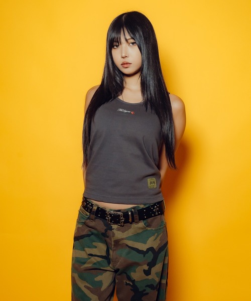 Subciety(サブサエティ)の「【WOMEN】Rose tank top(タンクトップ・レディース・ホワイト/ダークグレー/ブラック・FREE)」の11枚目の写真