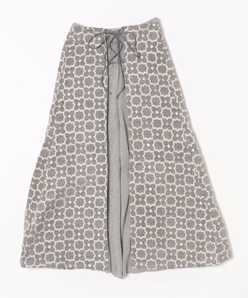 チャイハネ（チャイハネ）の「【チャイハネ】ミナティパッチワークスカート（スカート・レディース・パープル/ブラウン/グレー・FREE）」の5枚目の写真