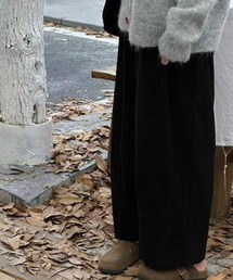 【秋冬新作】コーデュロイワイドパンツ