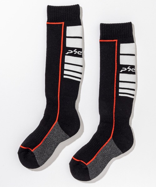 美品　サイズO　Phenix ブラック スキーパンツ フェニックス　ソックス付き phenix(フェニックス)Bottom Color Block Ski Socks ボトムカラー