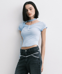 lace sc t (blue)