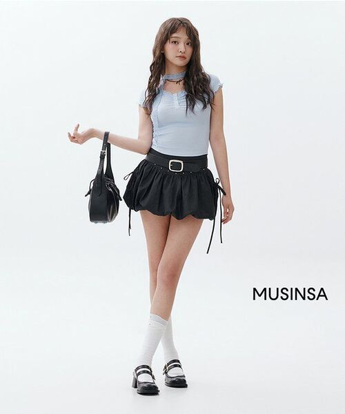 Midnight Move(ミッドナイトムーブ)の「lace sc t (blue)(Tシャツ/カットソー・レディース・その他・FREE)」の5枚目の写真
