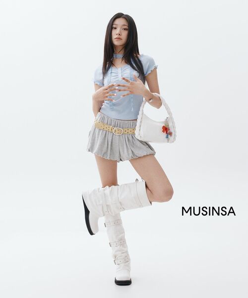 Midnight Move(ミッドナイトムーブ)の「lace sc t (blue)(Tシャツ/カットソー・レディース・その他・FREE)」の6枚目の写真