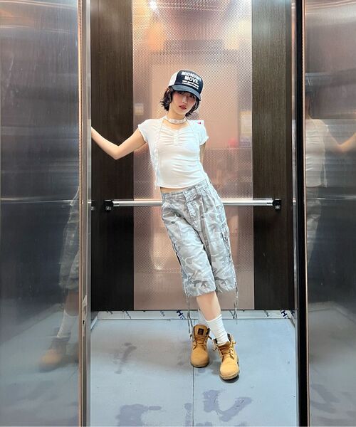 Midnight Move(ミッドナイトムーブ)の「lace sc t (blue)(Tシャツ/カットソー・レディース・その他・FREE)」の7枚目の写真