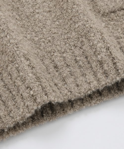 FRIZMWORKS(フリズムワークス)の「ALPACA BOUCLE KNIT _ COCOA(ニット/セーター・メンズ・その他・SMALL/LARGE/MEDIUM)」の5枚目の写真