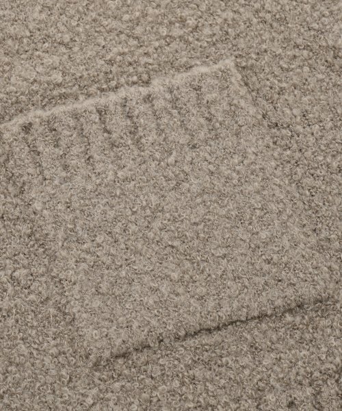 FRIZMWORKS(フリズムワークス)の「ALPACA BOUCLE KNIT _ COCOA(ニット/セーター・メンズ・その他・SMALL/LARGE/MEDIUM)」の6枚目の写真