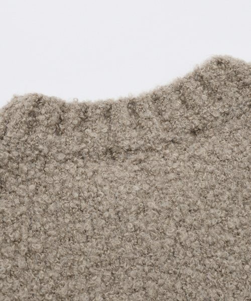 FRIZMWORKS(フリズムワークス)の「ALPACA BOUCLE KNIT _ COCOA(ニット/セーター・メンズ・その他・SMALL/LARGE/MEDIUM)」の7枚目の写真