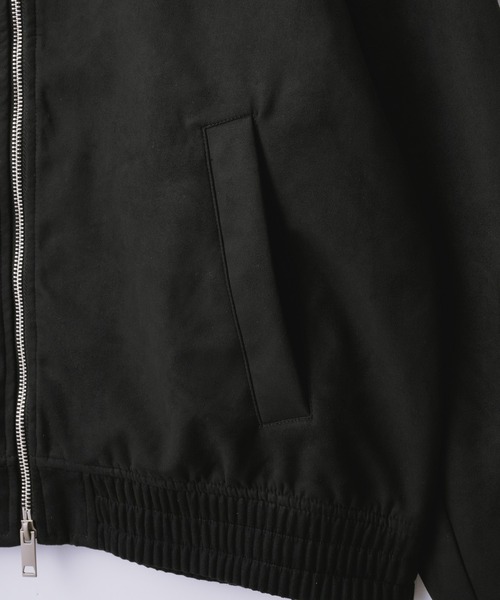 SLICK（スリック）の「【SLICK/スリック】Synthetic Suede Zip Jacket/シンセティックスウェードジップジャケット / ショートブルゾン / フェイクスエード（ブルゾン・メンズ・ブラウン/ブラック・2/3/1）」の6枚目の写真