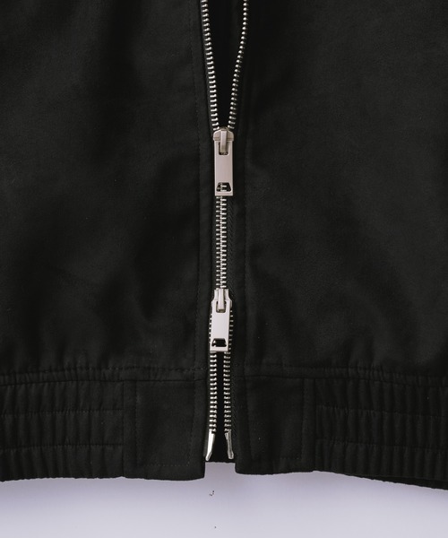 SLICK（スリック）の「【SLICK/スリック】Synthetic Suede Zip Jacket/シンセティックスウェードジップジャケット / ショートブルゾン / フェイクスエード（ブルゾン・メンズ・ブラウン/ブラック・2/3/1）」の7枚目の写真