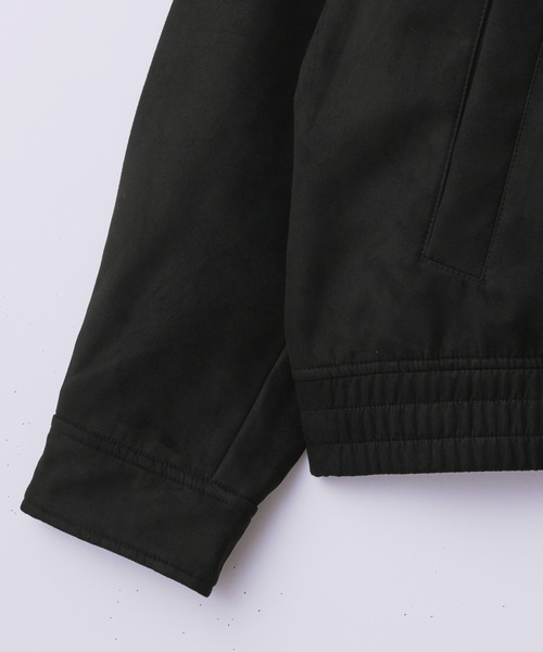 SLICK（スリック）の「【SLICK/スリック】Synthetic Suede Zip Jacket/シンセティックスウェードジップジャケット / ショートブルゾン / フェイクスエード（ブルゾン・メンズ・ブラウン/ブラック・2/3/1）」の8枚目の写真