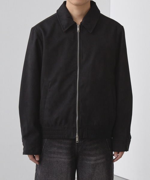 SLICK（スリック）の「【SLICK/スリック】Synthetic Suede Zip Jacket/シンセティックスウェードジップジャケット / ショートブルゾン / フェイクスエード（ブルゾン・メンズ・ブラウン/ブラック・2/3/1）」の12枚目の写真