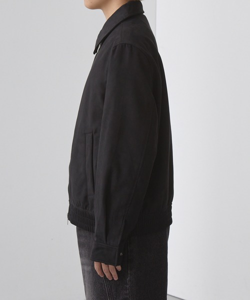 SLICK（スリック）の「【SLICK/スリック】Synthetic Suede Zip Jacket/シンセティックスウェードジップジャケット / ショートブルゾン / フェイクスエード（ブルゾン・メンズ・ブラウン/ブラック・2/3/1）」の13枚目の写真