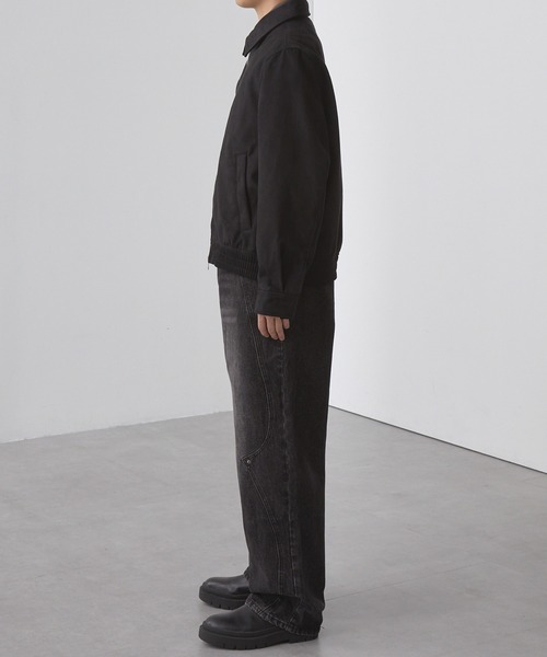 SLICK（スリック）の「【SLICK/スリック】Synthetic Suede Zip Jacket/シンセティックスウェードジップジャケット / ショートブルゾン / フェイクスエード（ブルゾン・メンズ・ブラウン/ブラック・2/3/1）」の16枚目の写真