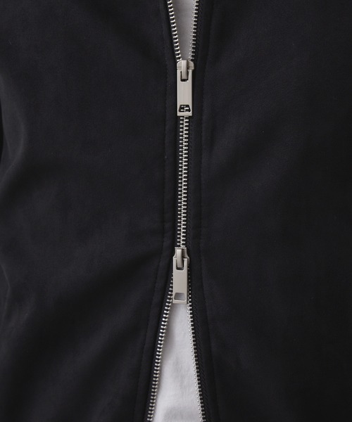 SLICK（スリック）の「【SLICK/スリック】Synthetic Suede Zip Jacket/シンセティックスウェードジップジャケット / ショートブルゾン / フェイクスエード（ブルゾン・メンズ・ブラウン/ブラック・2/3/1）」の19枚目の写真