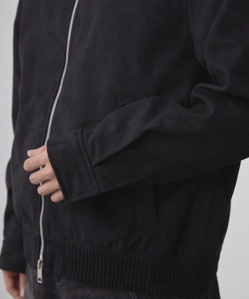 SLICK（スリック）の「【SLICK/スリック】Synthetic Suede Zip Jacket/シンセティックスウェードジップジャケット / ショートブルゾン / フェイクスエード（ブルゾン・メンズ・ブラウン/ブラック・2/3/1）」の20枚目の写真