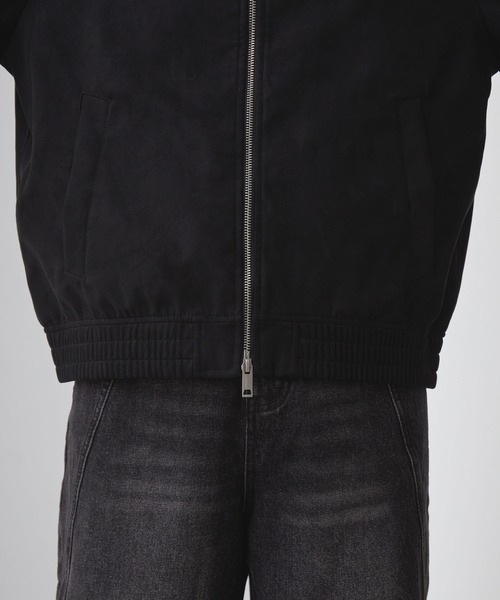 SLICK（スリック）の「【SLICK/スリック】Synthetic Suede Zip Jacket/シンセティックスウェードジップジャケット / ショートブルゾン / フェイクスエード（ブルゾン・メンズ・ブラウン/ブラック・2/3/1）」の22枚目の写真