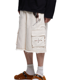 RSSC（アールエスエスシー）の「RIVET CARGO BERMUDA PANTS - IVORY（その他パンツ）」