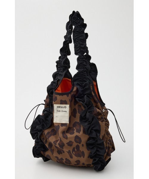 RODEO CROWNS WIDE BOWL（ロデオクラウンズワイドボウル）の「フリルギャザーバッグ（トートバッグ・レディース・ブラウン系その他/グリーン系その他2・FREE）」の7枚目の写真