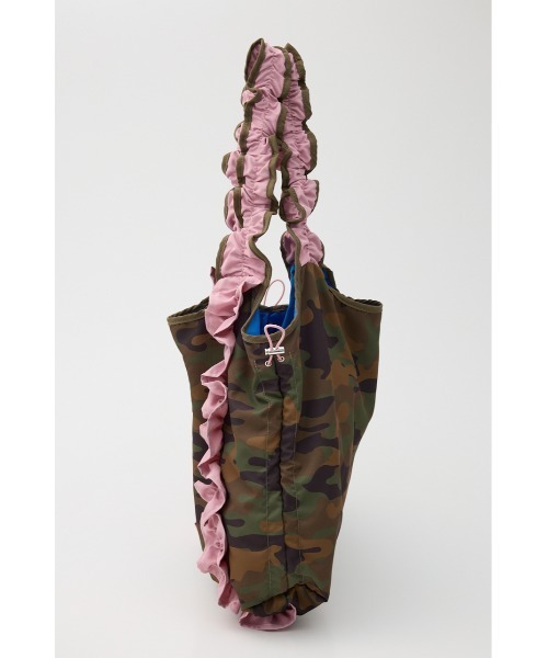 RODEO CROWNS WIDE BOWL（ロデオクラウンズワイドボウル）の「フリルギャザーバッグ（トートバッグ・レディース・ブラウン系その他/グリーン系その他2・FREE）」の11枚目の写真