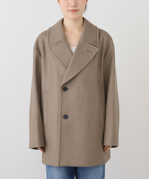 セール】ATON エイトン Super 120s Double Melton ショートコート