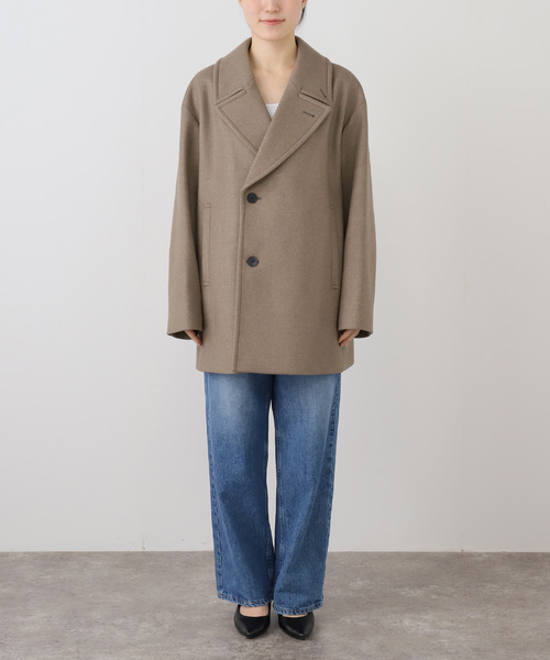 ATON エイトン Super 120s Double Melton ショートコート SCAGGW0 913