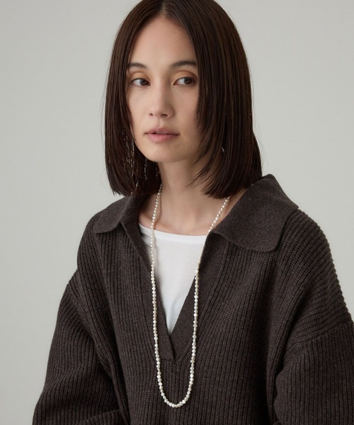 BABYLONE（バビロン）の「パールロングネックレス（ネックレス・レディース・ホワイト・フリー）」の3枚目の写真